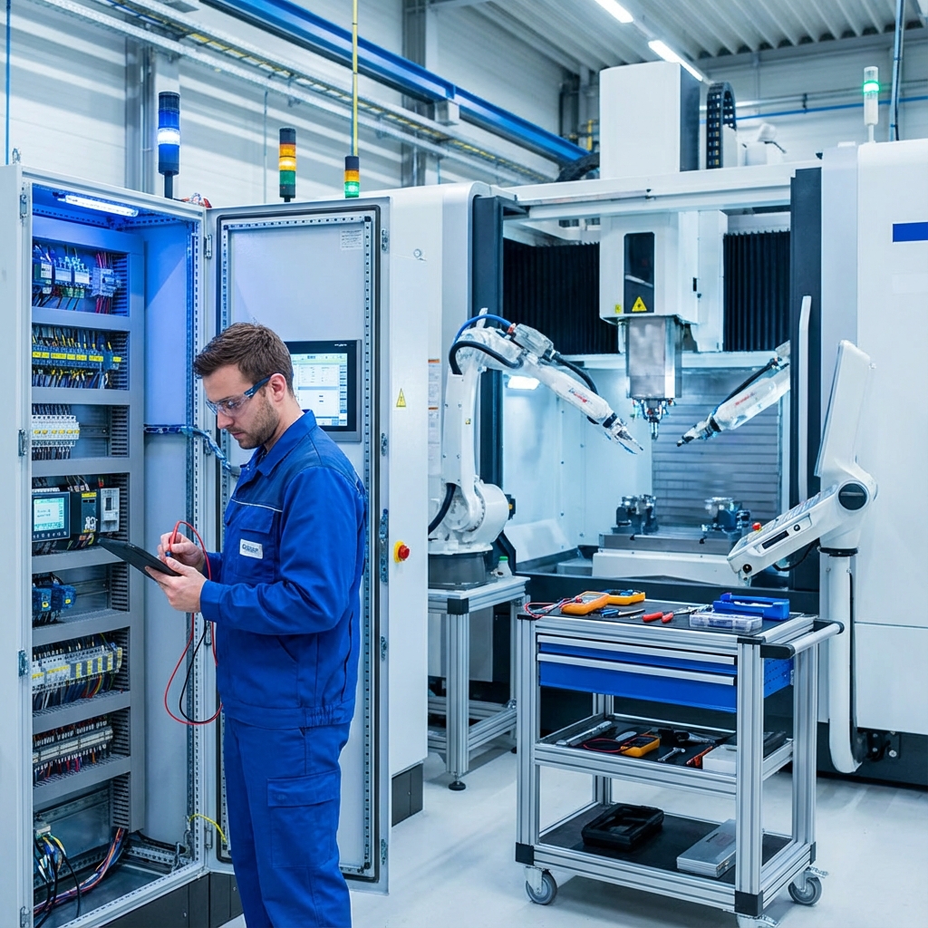 Konserwacja systemów sterowania i linii produkcyjnej